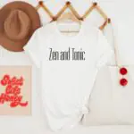 Zen and Tonic PNG Design| Yoga T shirt Design - Image 5